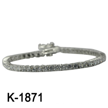 Mode 925 Sterling Silber farbigen CZ Stein Schmuck Armband (K-1871. JPG)